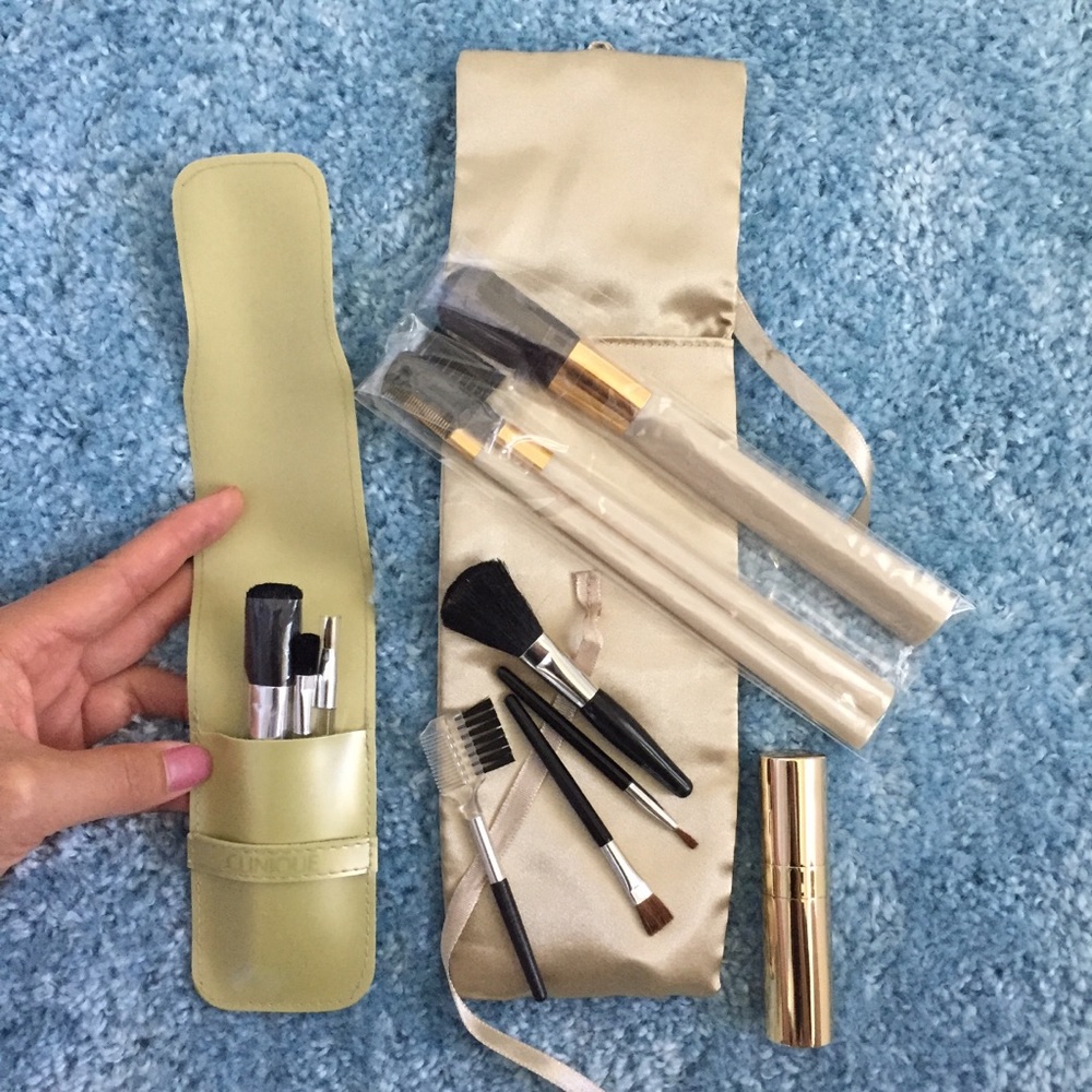NEW Clinique 10-piece makeup brush set